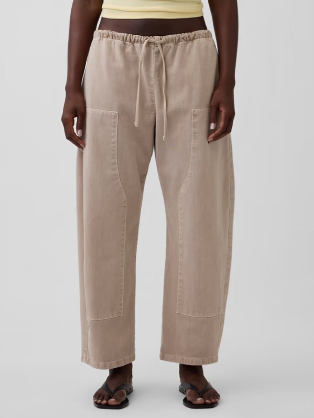 Easy Double-Knee Barrel Pants